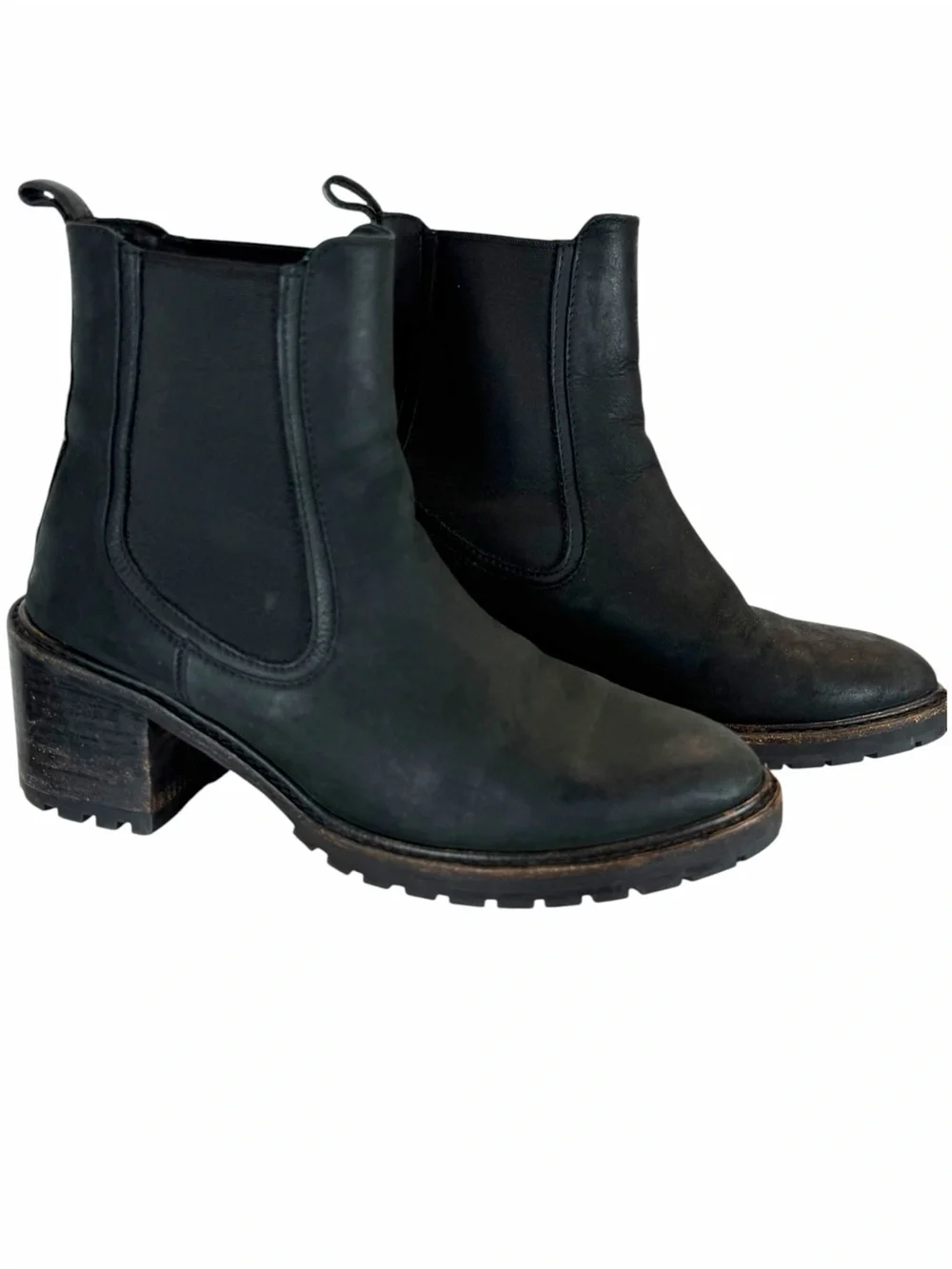 Thursday Boot Co Everyday Knockout Chelsea High Block Heel Water Resistant Boot